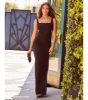 Quinn Cutout High Slit Crepe Formal Dress sold by Windsor