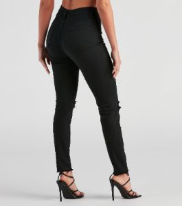 Taylor High-Rise Cropped Skinny Jeans by Windsor Denim sold by Windsor