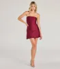 So Your Vibe Strapless A-line Mini Dress sold by Windsor