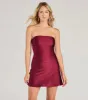 So Your Vibe Strapless A-line Mini Dress sold by Windsor
