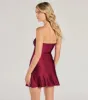 So Your Vibe Strapless A-line Mini Dress sold by Windsor