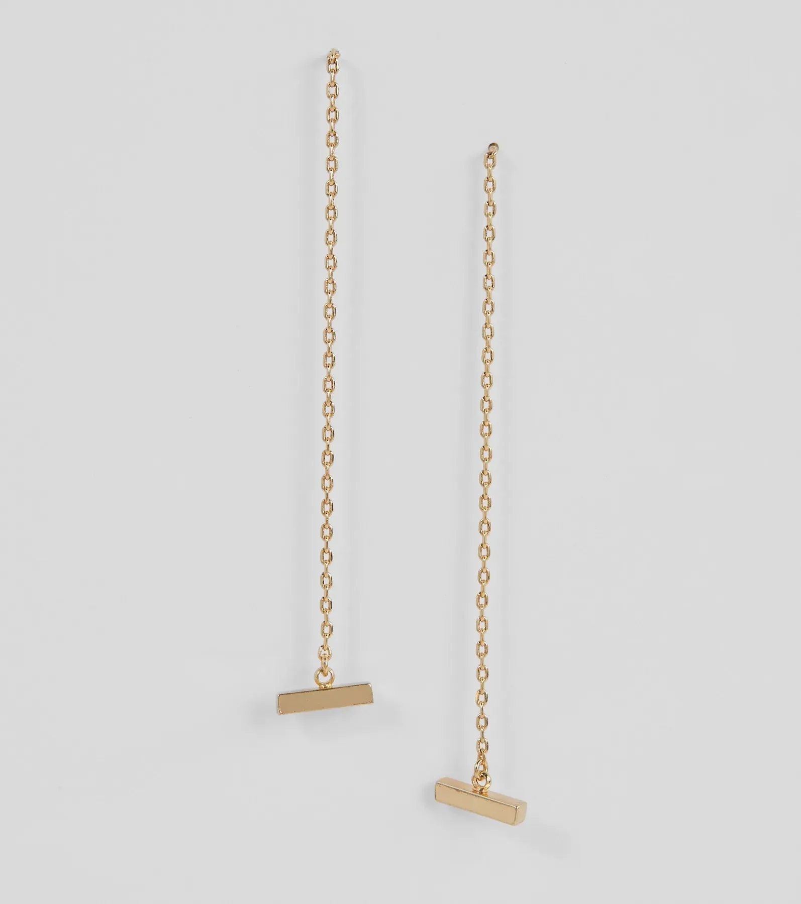 Chic Minimalist 14K Gold Plated Threader Earrings sold by Windsor