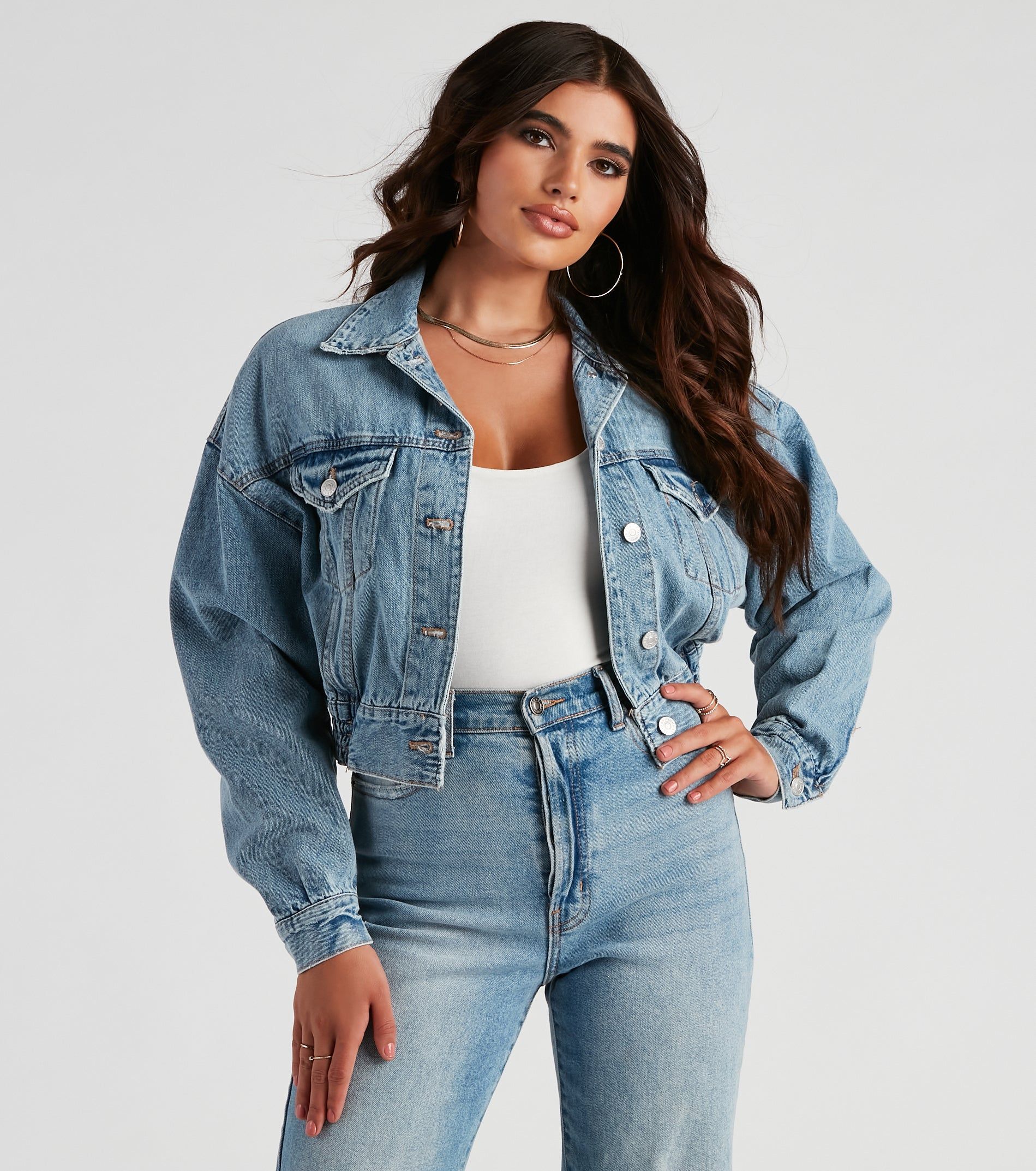 90s Chick Boyfriend Denim Jacket sold by Windsor