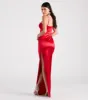 Eliora Formal Satin Corset Slim Dress sold by Windsor