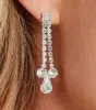 Living Luxe Rhinestone Necklace And Earrings Set sold by Windsor