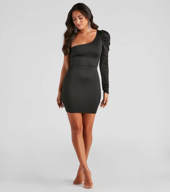Chic Silhouette Bodycon Mini Dress sold by Windsor