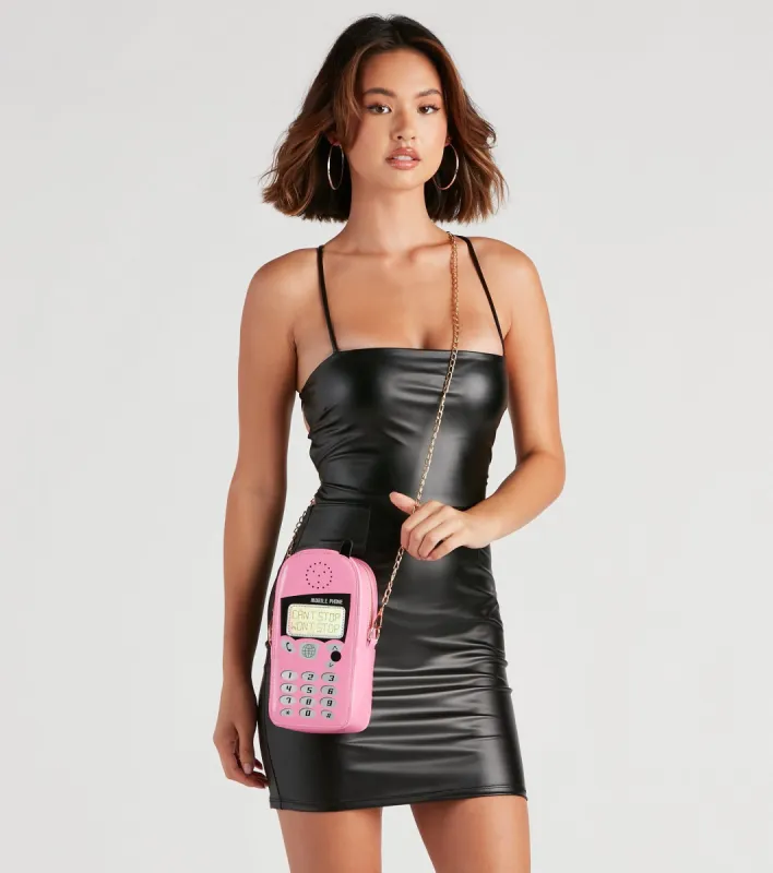Ring Ring Cell Phone Crossbody Bag sold by Windsor