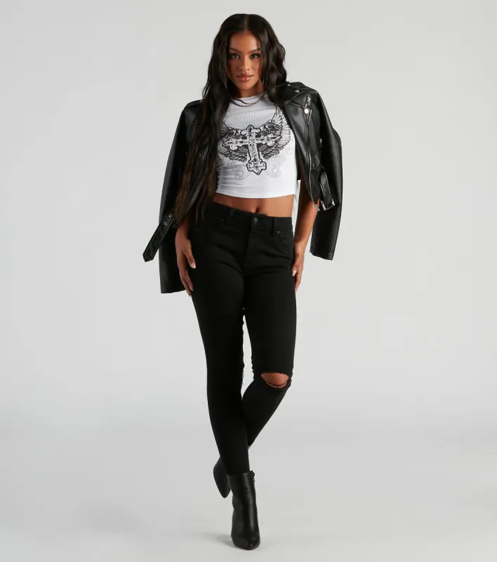 Wings Of An Angel Graphic Tee sold by Windsor