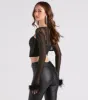 Diva Darling Mesh Marabou Bolero sold by Windsor