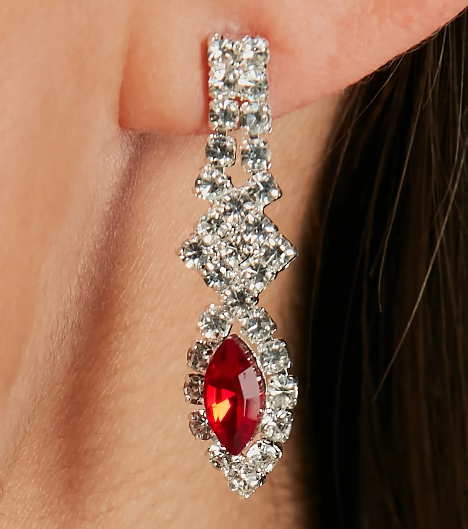 Lights And Glamour Gemstone Necklace And Earrings Set sold by Windsor product image thumbnail 2