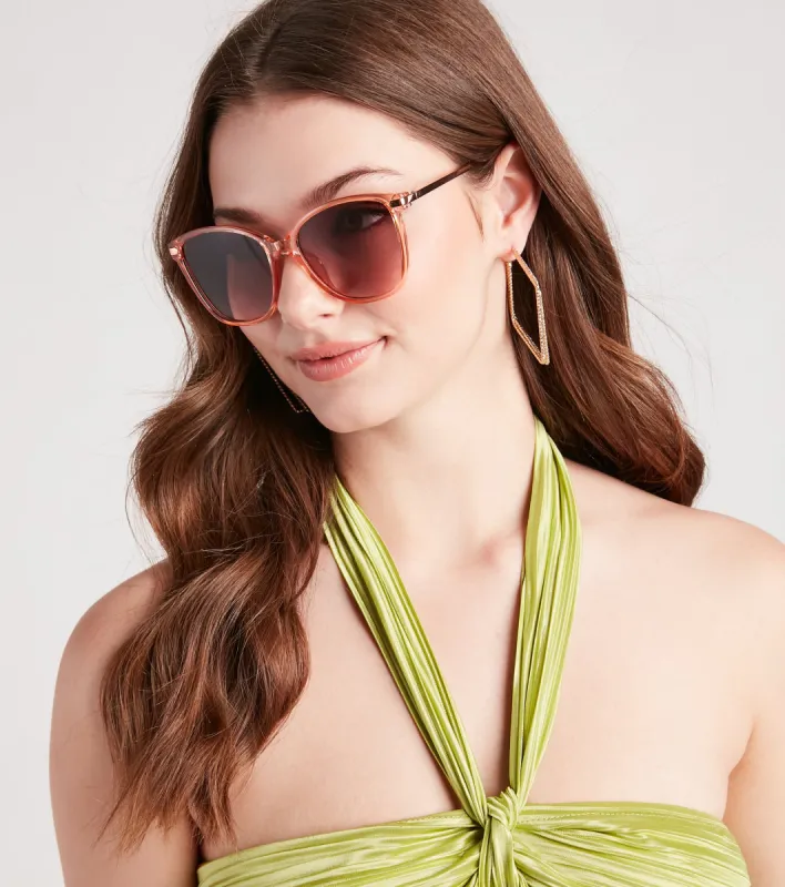 Switch It Up Wayfarer Oversized Sunglasses sold by Windsor