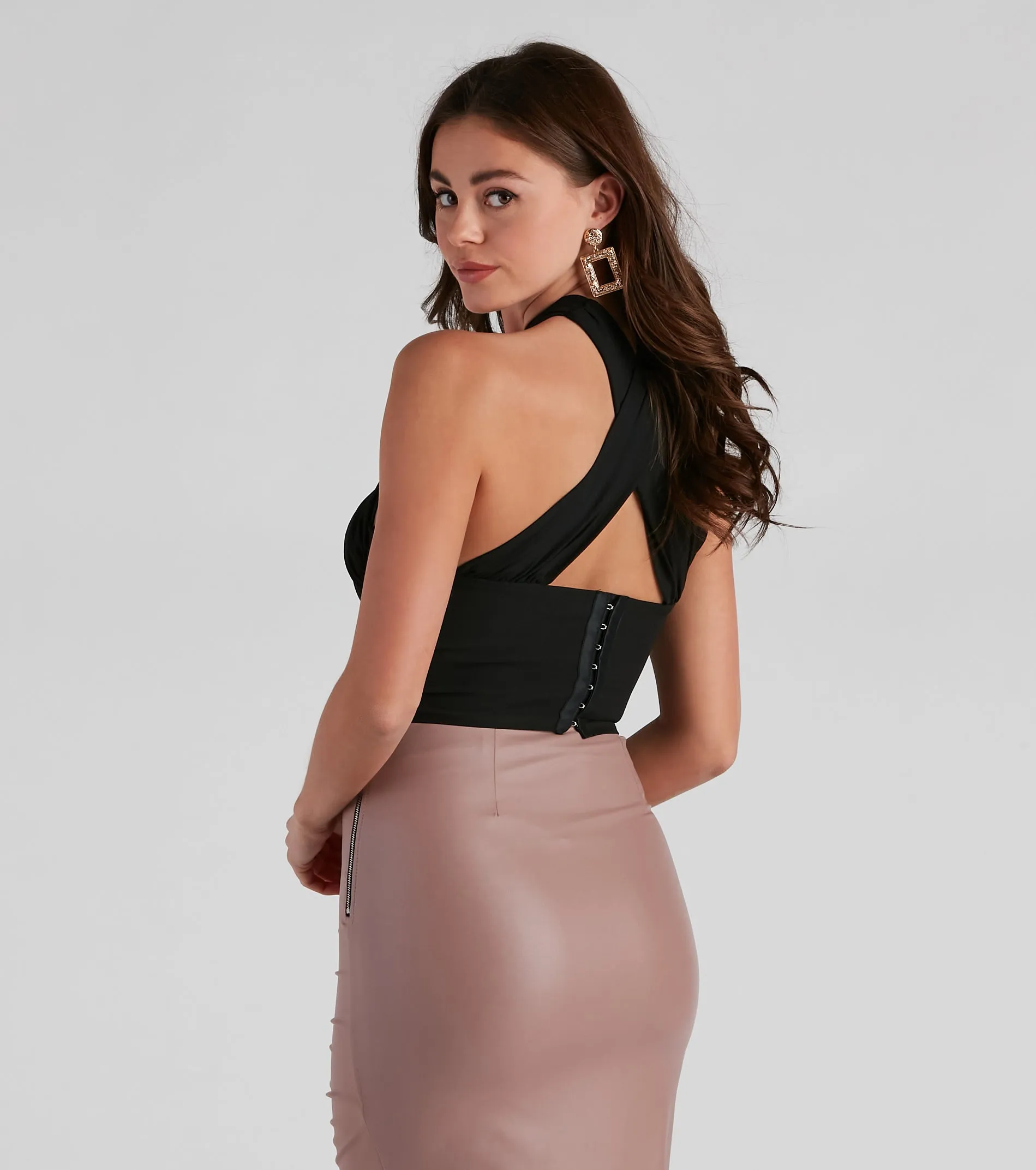 Style Icon Cross Halter Bustier sold by Windsor product image thumbnail 2