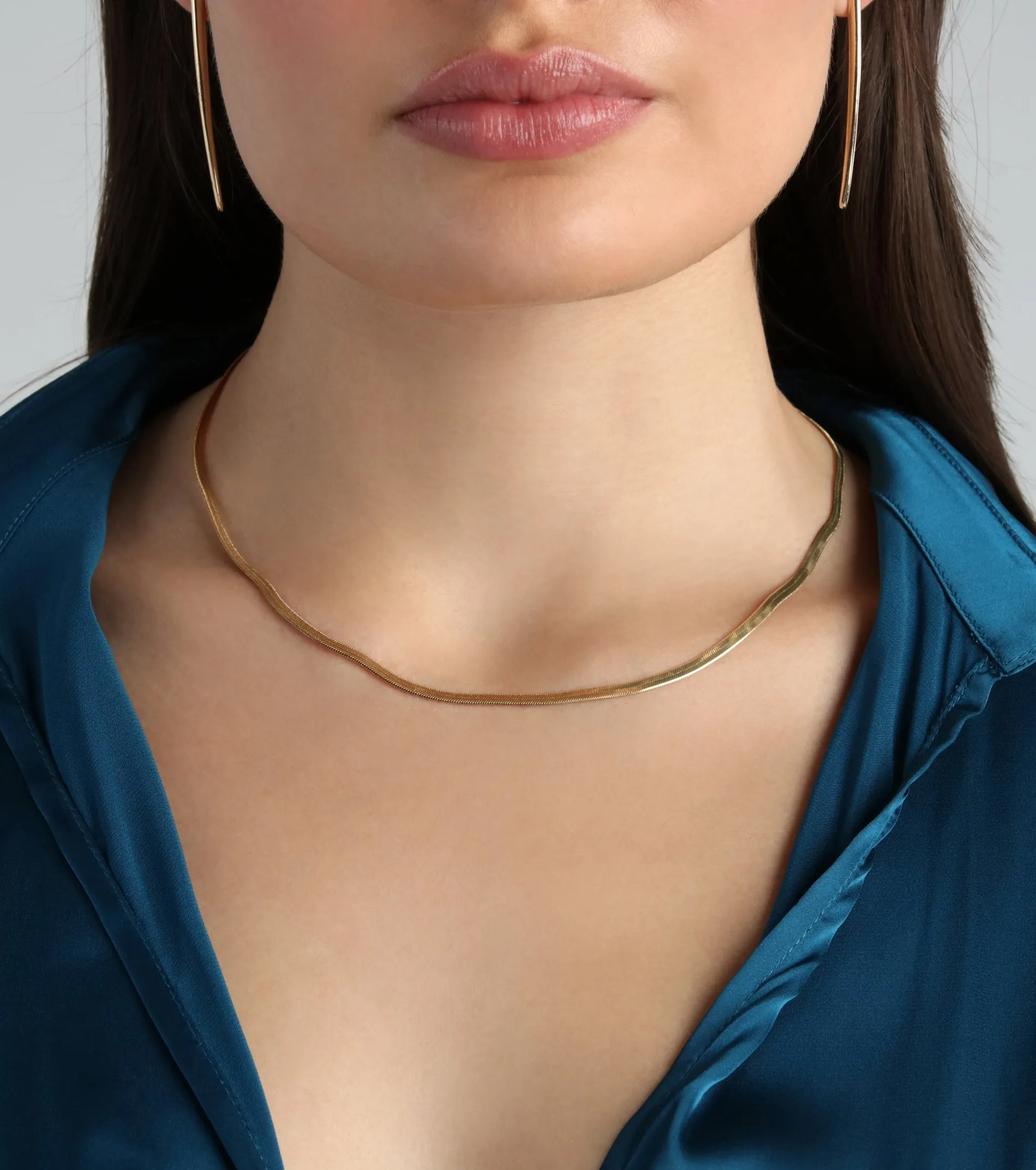 Simple And Elevated Snake Chain Necklace sold by Windsor product image thumbnail 2