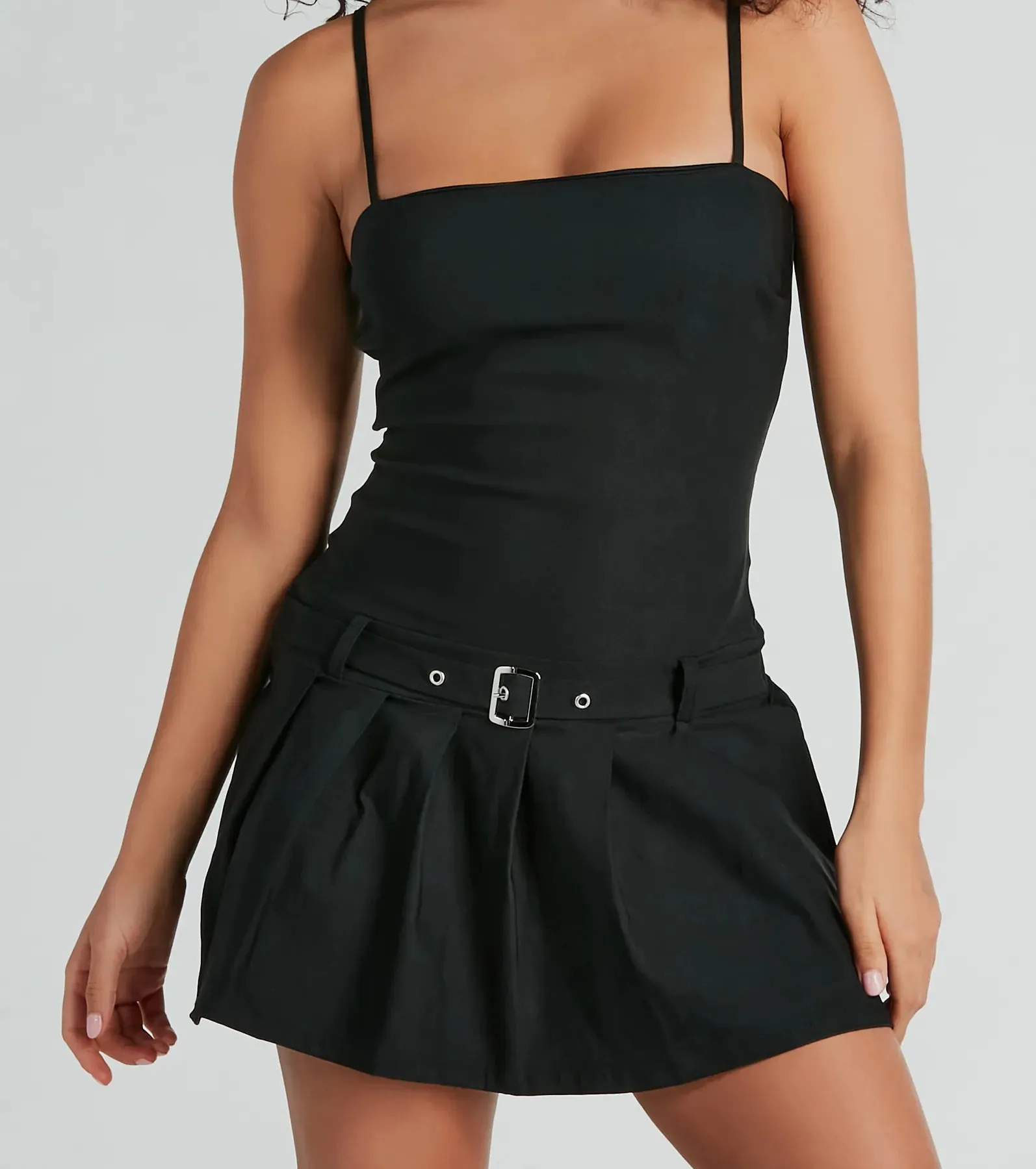 If You Pleats Sleeveless Pleated A-Line Mini Dress sold by Windsor product image thumbnail 4