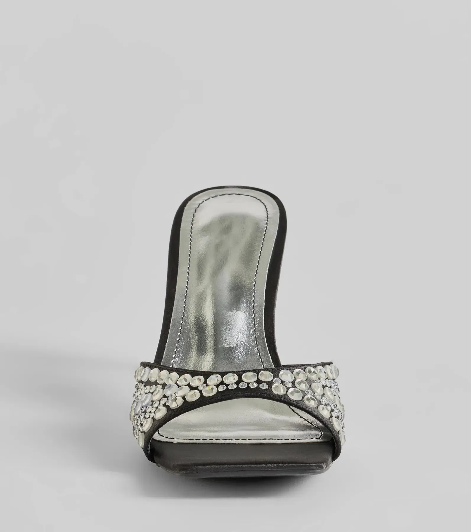 All About Glam Rhinestone Satin Stiletto Heels sold by Windsor product image thumbnail 3