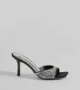 All About Glam Rhinestone Satin Stiletto Heels sold by Windsor