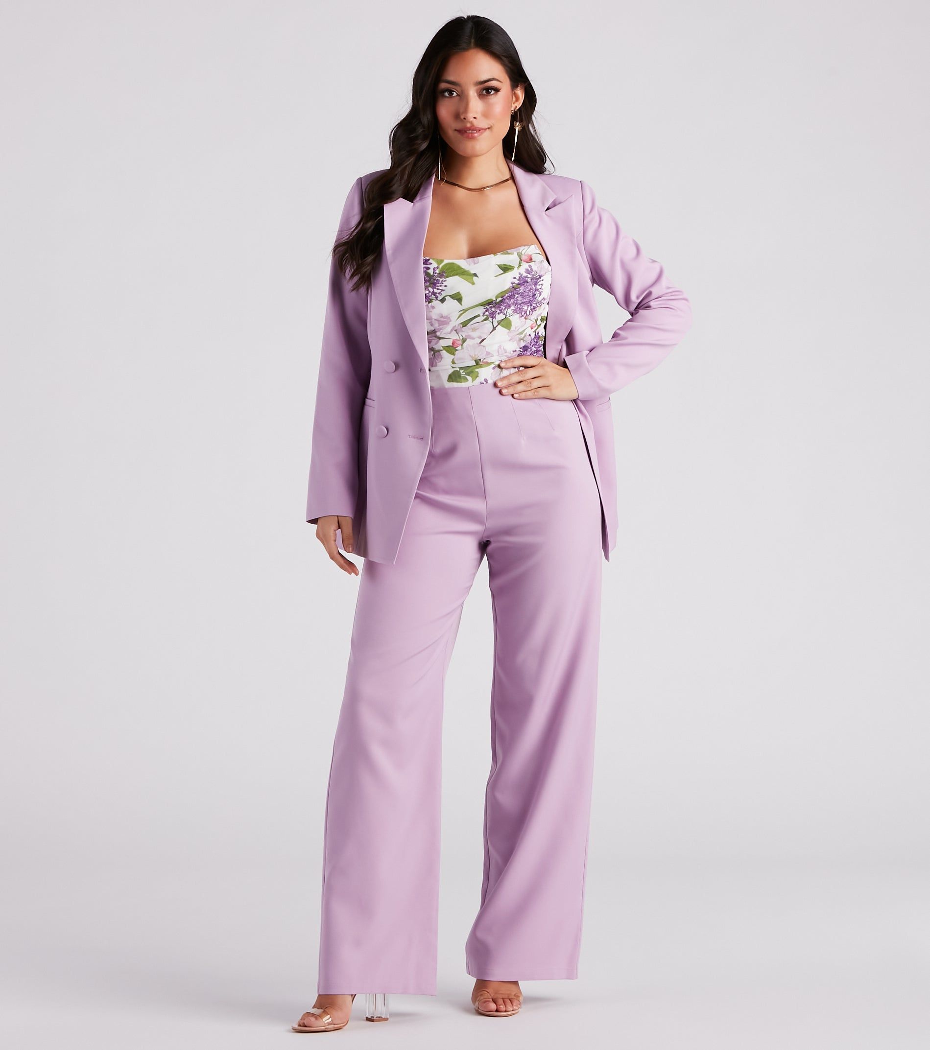 She Means Business Wide-Leg Pants sold by Windsor