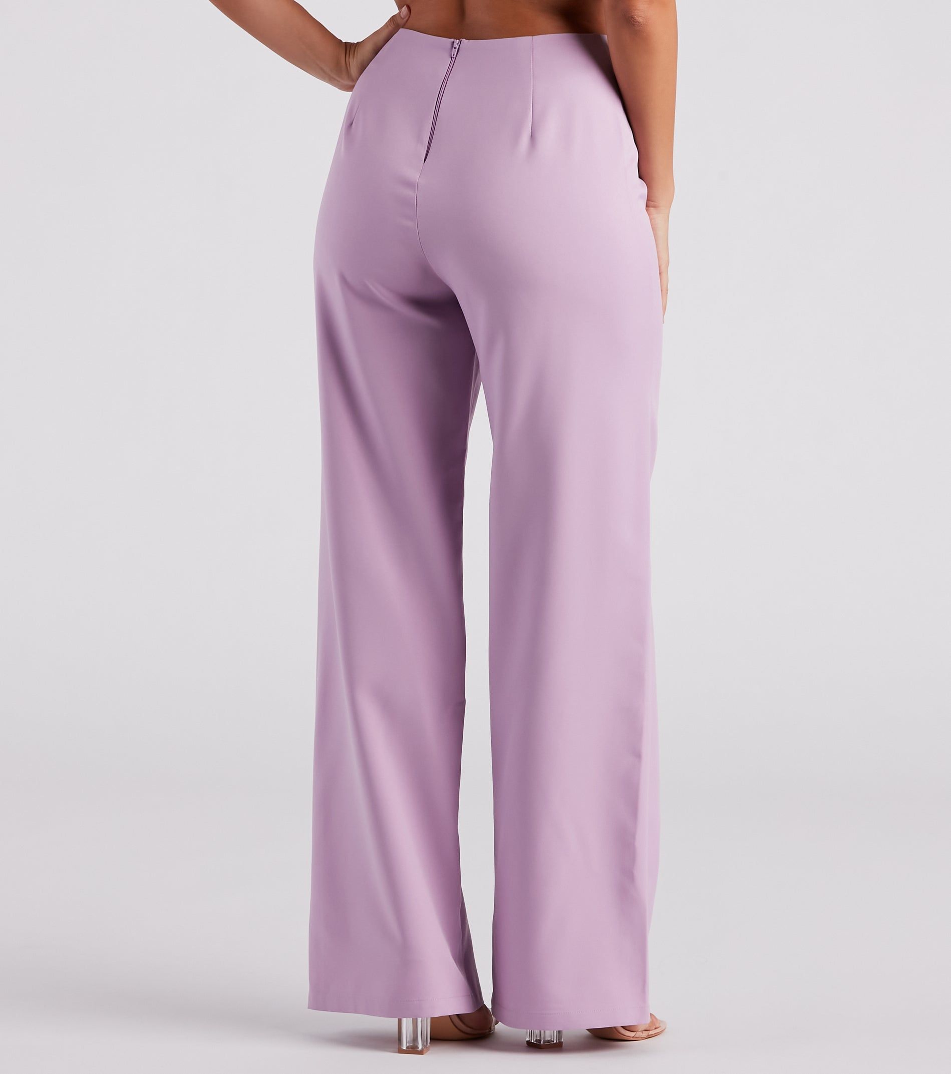 She Means Business Wide-Leg Pants sold by Windsor product image thumbnail 3