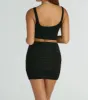 Sassy Fun Ruched Bodycon Mini Skirt sold by Windsor