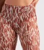 Quick Instinct Zebra Print Mesh Flare Pants sold by Windsor