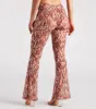 Quick Instinct Zebra Print Mesh Flare Pants sold by Windsor