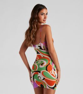 Miami Nights Bodycon Mini Dress sold by Windsor