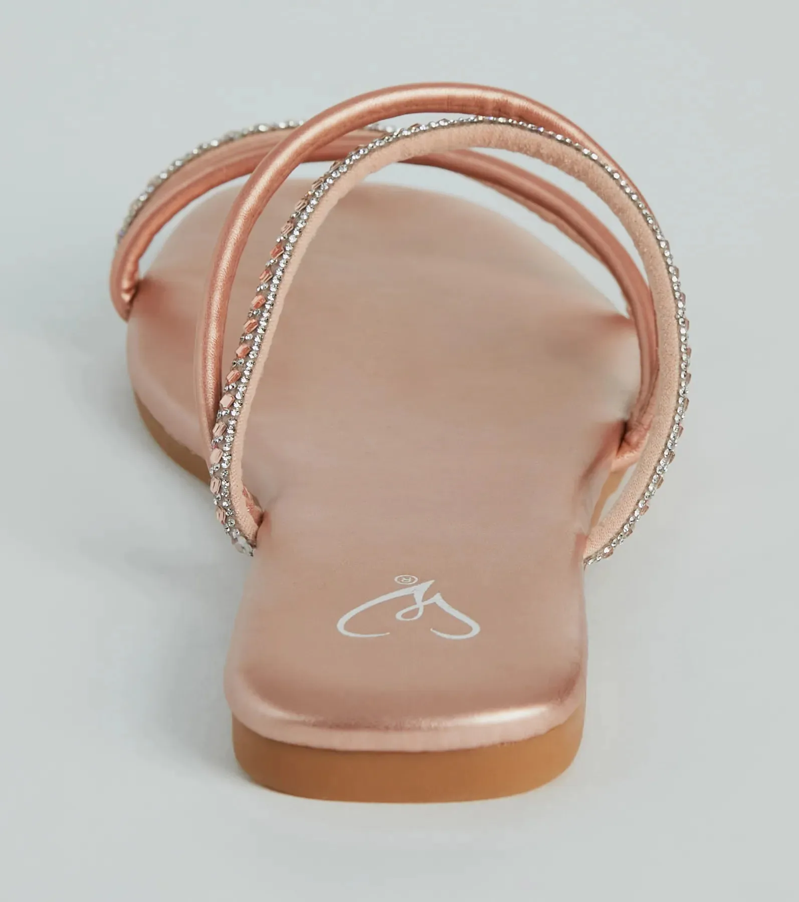 Effortless And Fab Rhinestone Strappy Flat Sandals sold by Windsor product image thumbnail 4