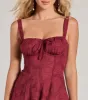 Delightful Impact Corset Slit Chiffon Midi Dress sold by Windsor