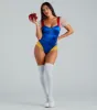 Enchanted Princess Puff Sleeve Satin Bodysuit sold by Windsor