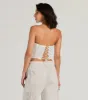 Show Stopper Strapless Lace Beaded Corset Top sold by Windsor