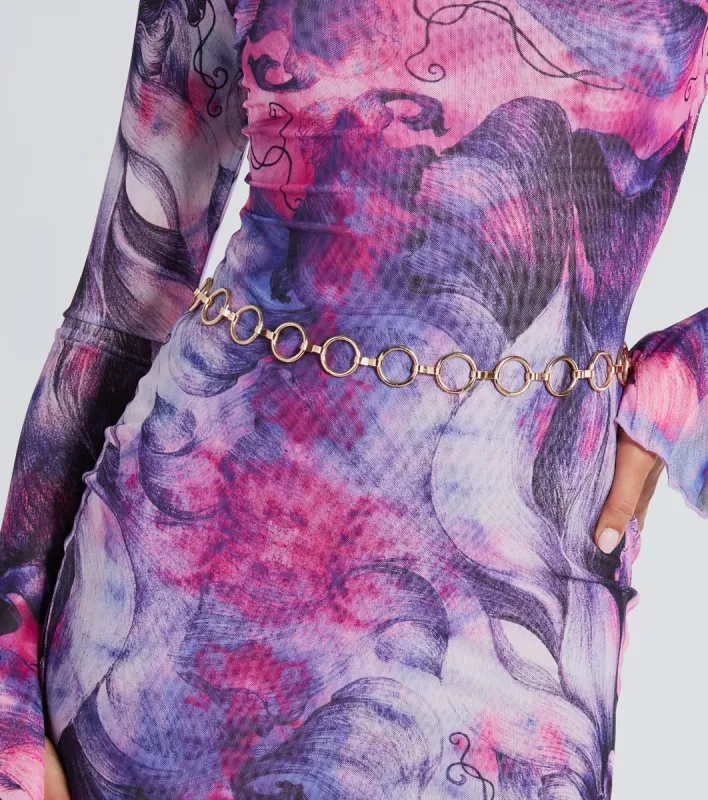 Total Trendsetter O-Ring Chain Belt sold by Windsor