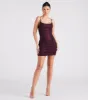 Light It Up Glitter Knit Mini Dress sold by Windsor