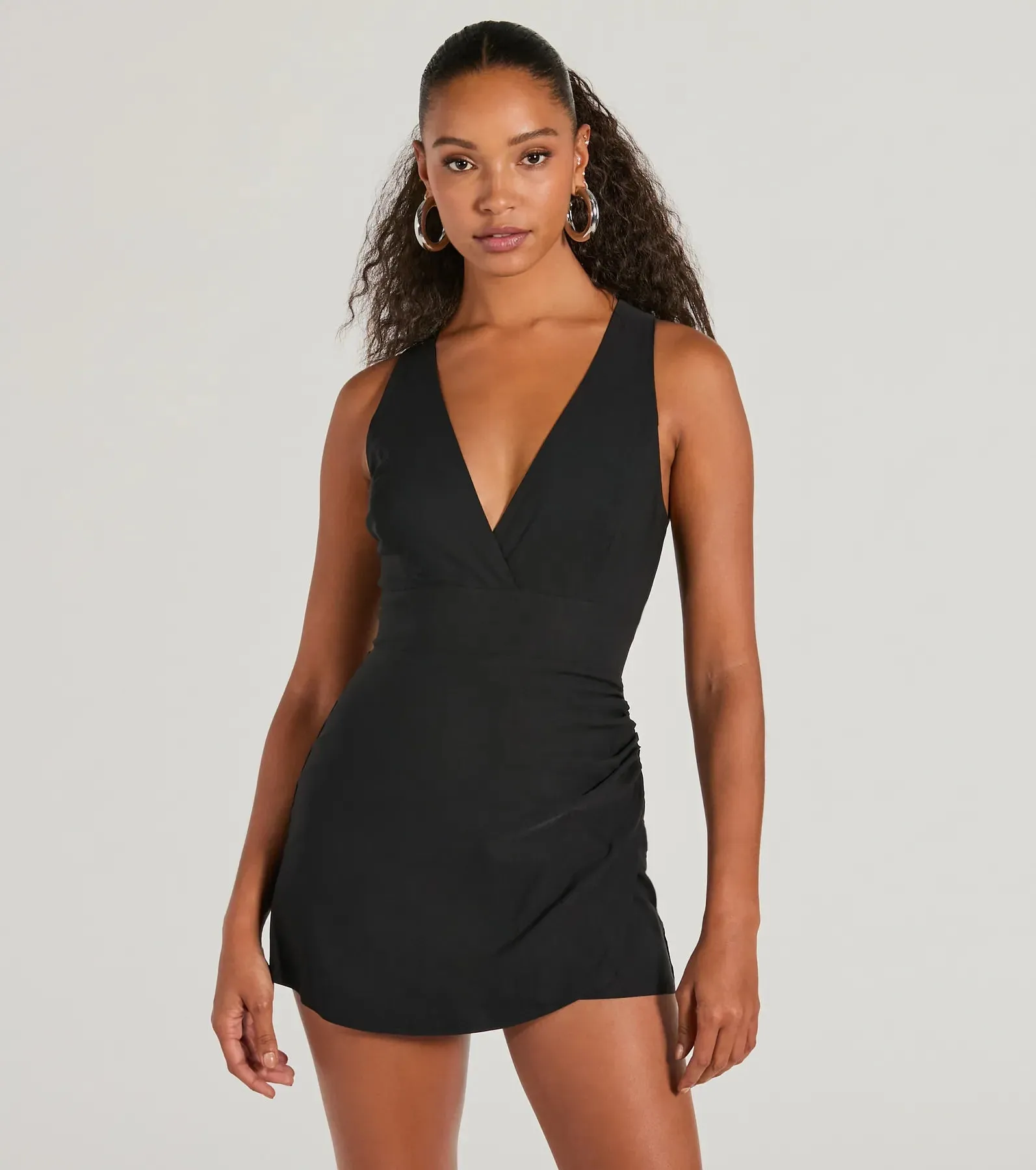 Fresh Summer Vibes Wrap-Front Romper sold by Windsor