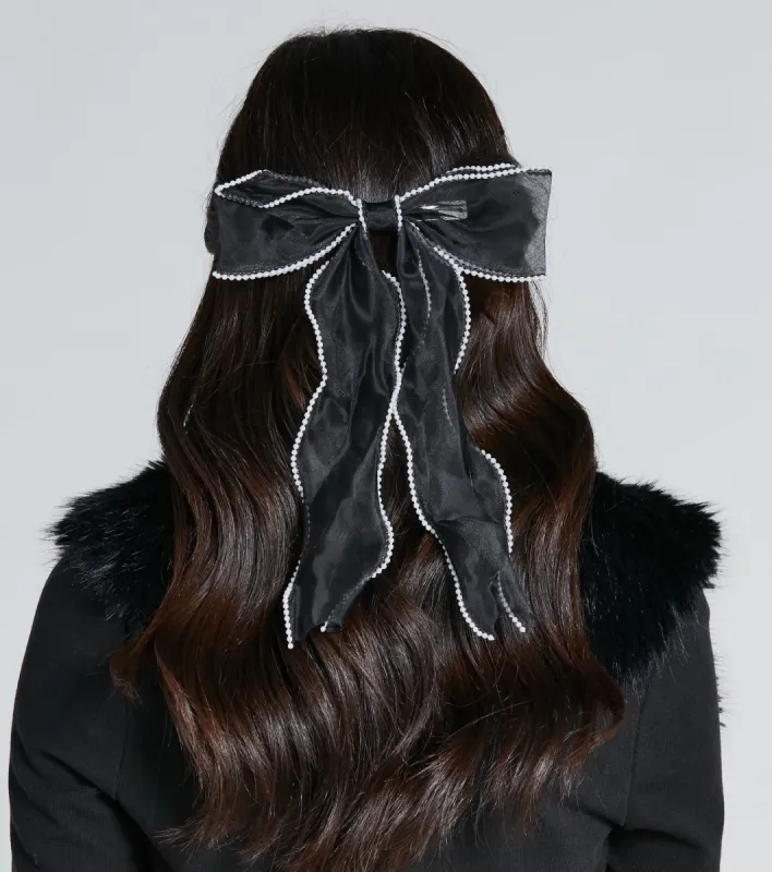 Presently Posh Tulle Bow Barrette sold by Windsor