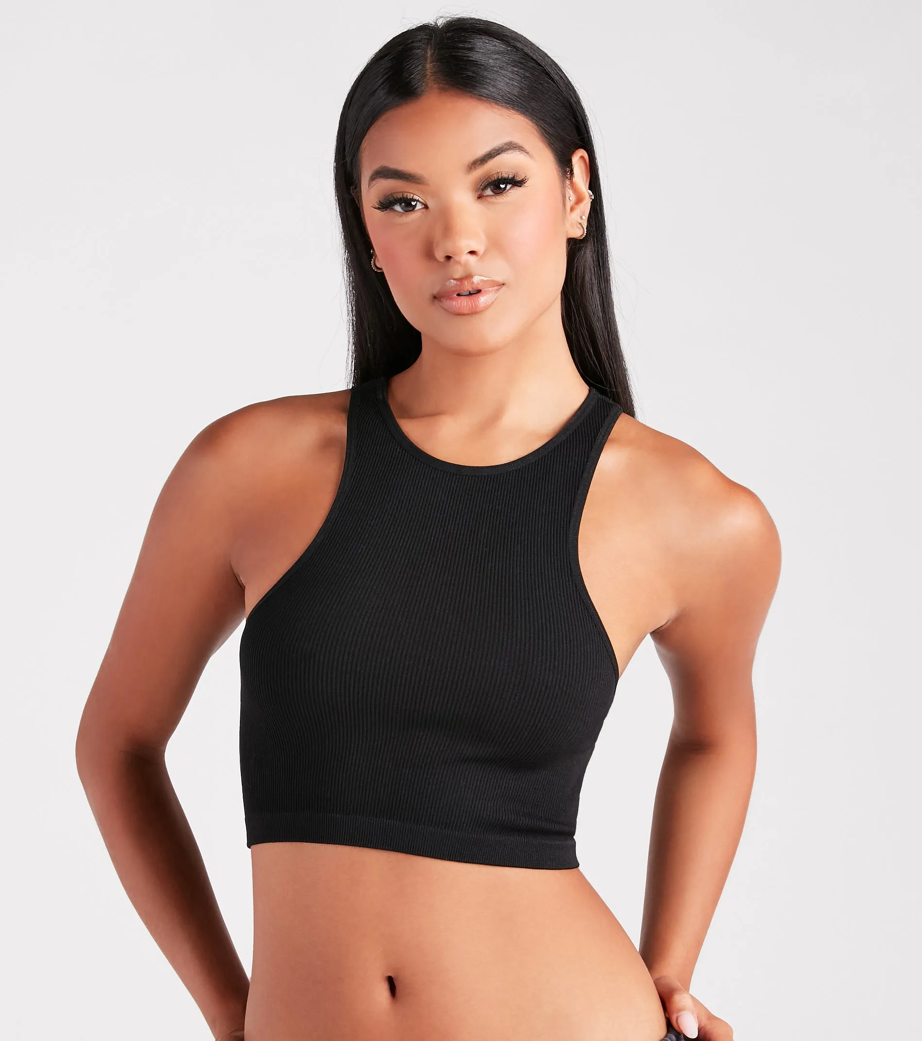 Elevated Vibe Seamless Knit Bra Top sold by Windsor