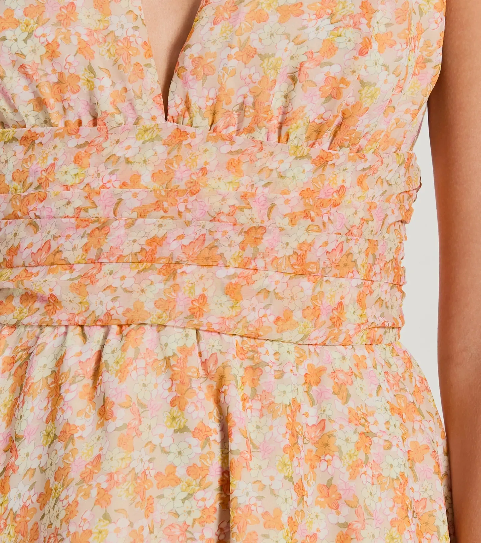 Sunny Style Floral Chiffon Tiered Skater Dress sold by Windsor product image thumbnail 4