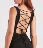 Evania Formal Lace-Up Mermaid Dress sold by Windsor
