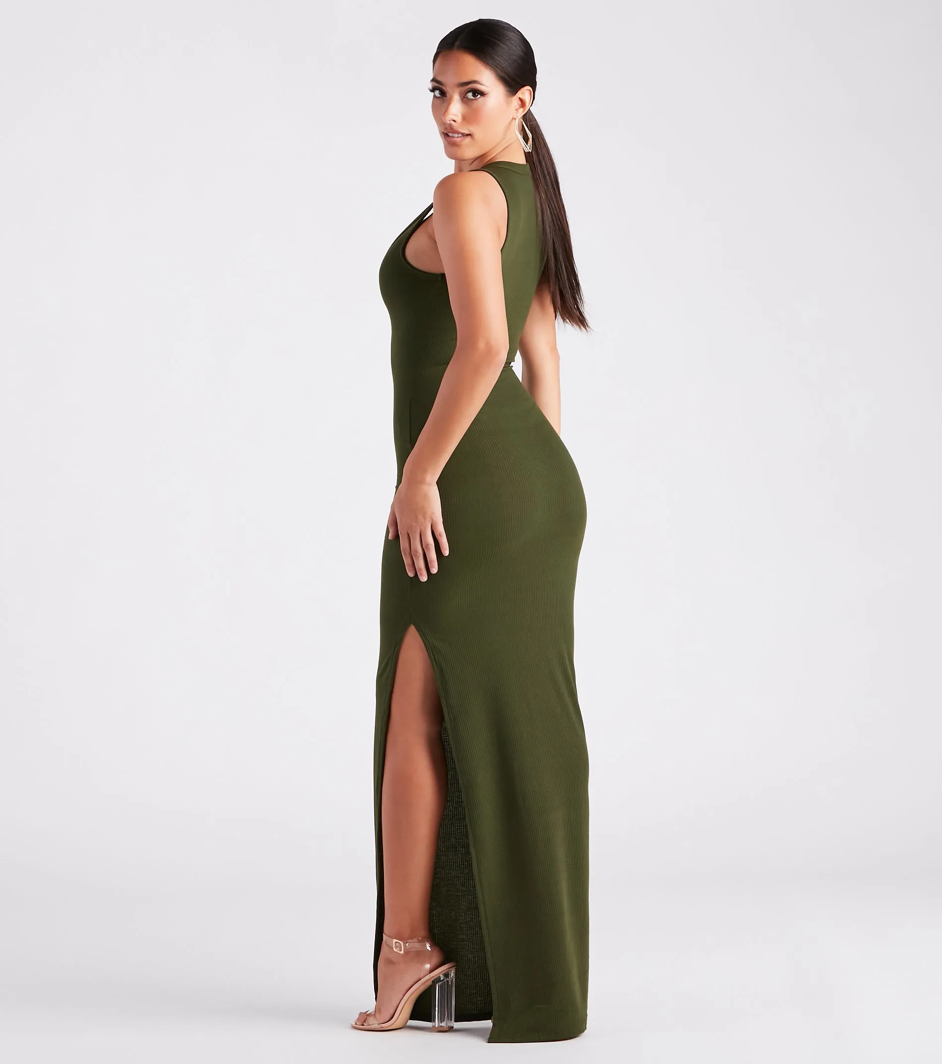 Slice Of Summer V-Neck Tank Maxi Dress sold by Windsor product image thumbnail 2