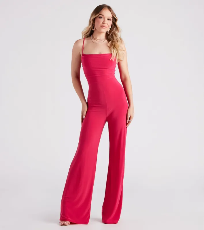 Dressy And Chic Wide-Leg Jumpsuit sold by Windsor