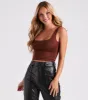 CLEARANCE - Double Duty Cropped Tank sold by Windsor