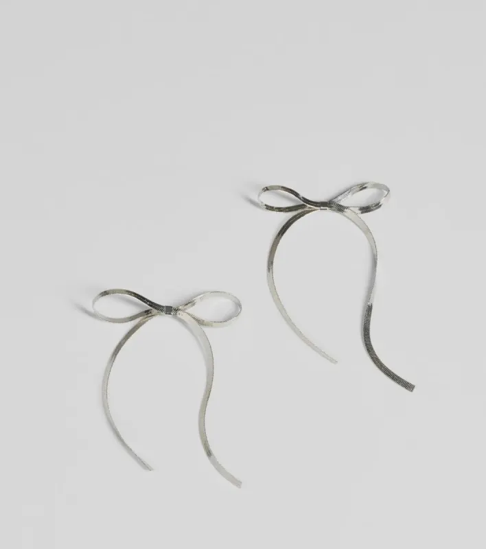 Feeling Adorable Bow Earrings sold by Windsor