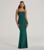 Jade Lace-Up Mermaid Glitter Formal Dress sold by Windsor