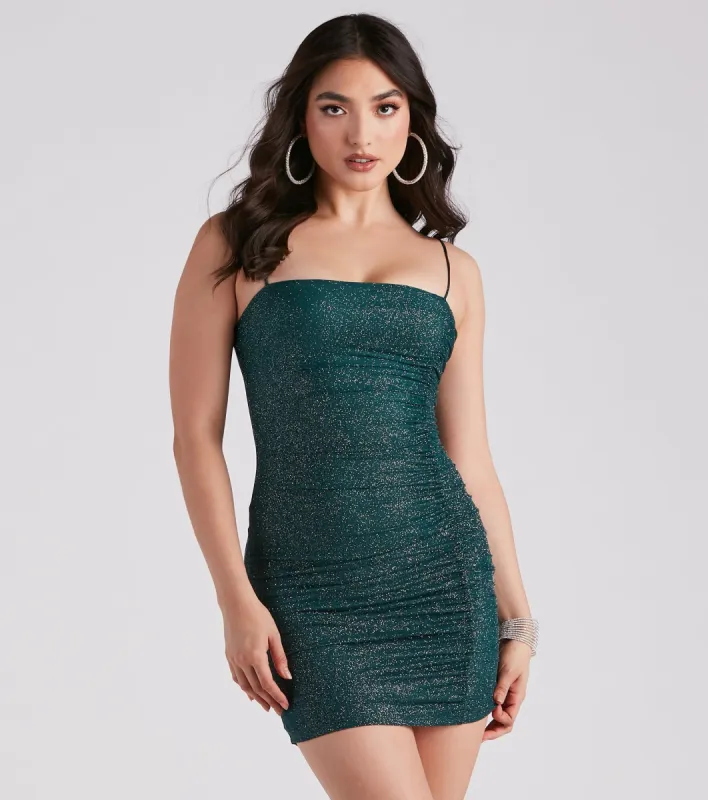 Sparkle All The Way Glitter Dress sold by Windsor