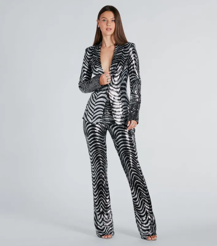 Make An Entrance Sequin Swirl Blazer sold by Windsor