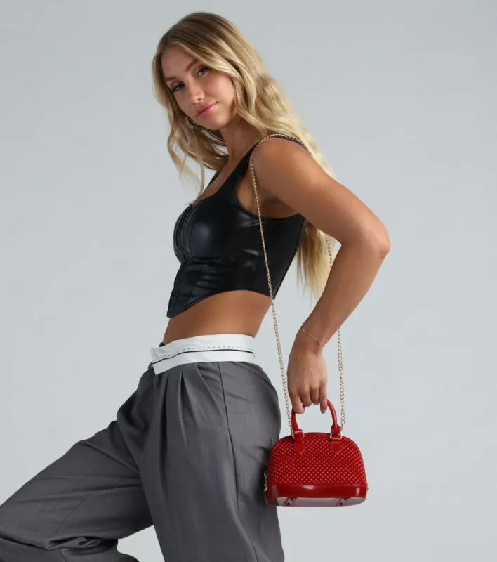 PLACEHOLDER - Babe On The Go Mini Satchel Bag sold by Windsor