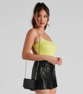 Chic Croc Embossed Crossbody Wallet sold by Windsor