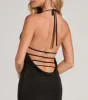 Sheila Halter Strappy Back Slit Mermaid Formal Dress sold by Windsor