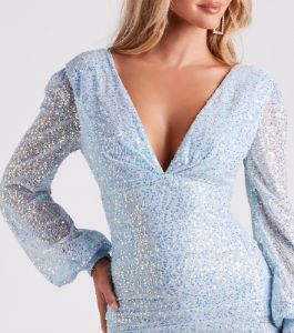 Toast To Shine Sequin Mini Dress sold by Windsor