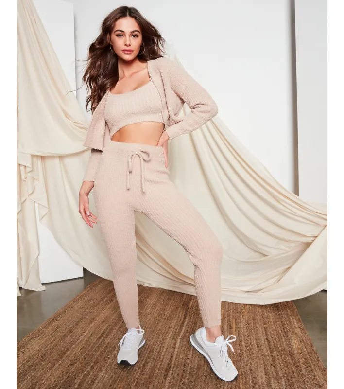 Chill Night Chenille Crop Tank Top sold by Windsor