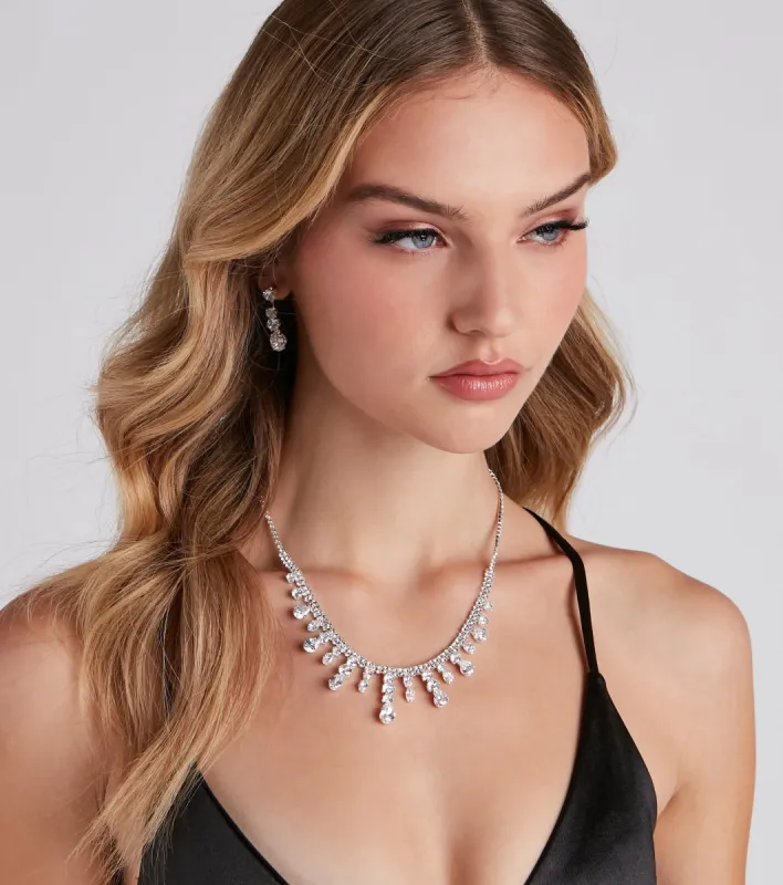 Feeling Royal Choker And Earrings sold by Windsor